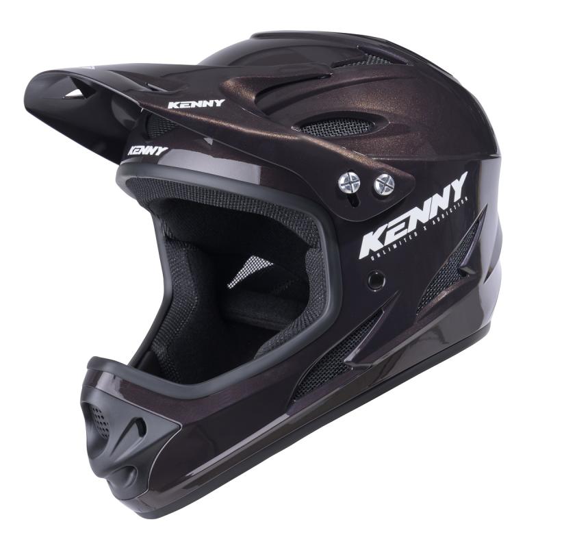KENNY DOWNHILL Black Velikost helmy: 55-56