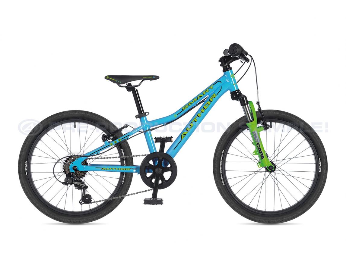 Dětské kolo AUTHOR Smart 20 - modrá/zelená Velikost rámu kol US: 6+ let nebo 115 cm