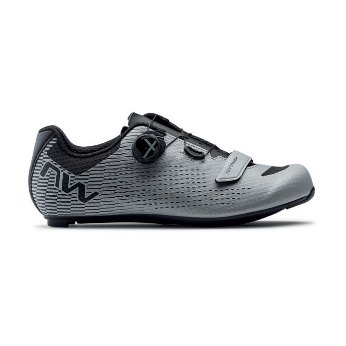 Northwave Storm Carbon 2 Silver Reflective Velikost EU: 45