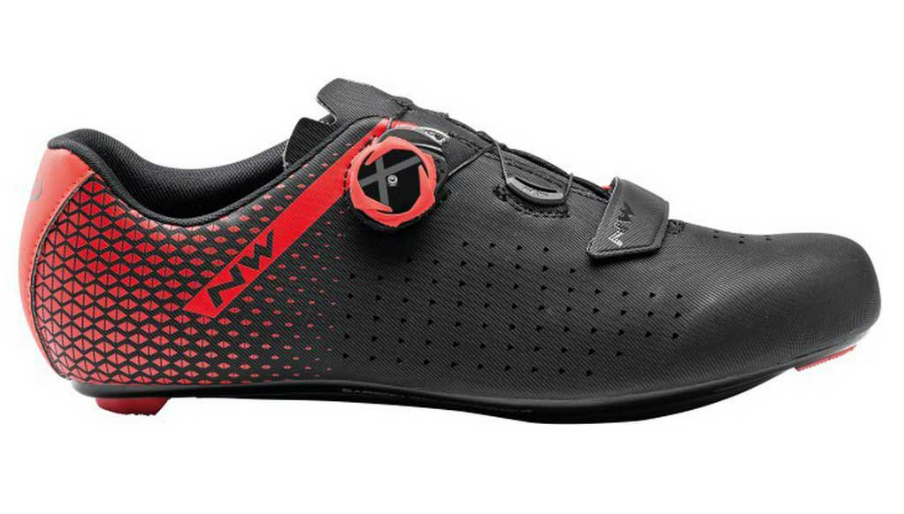 Northwave Core Plus 2 Black/Red Velikost EU: 43,5