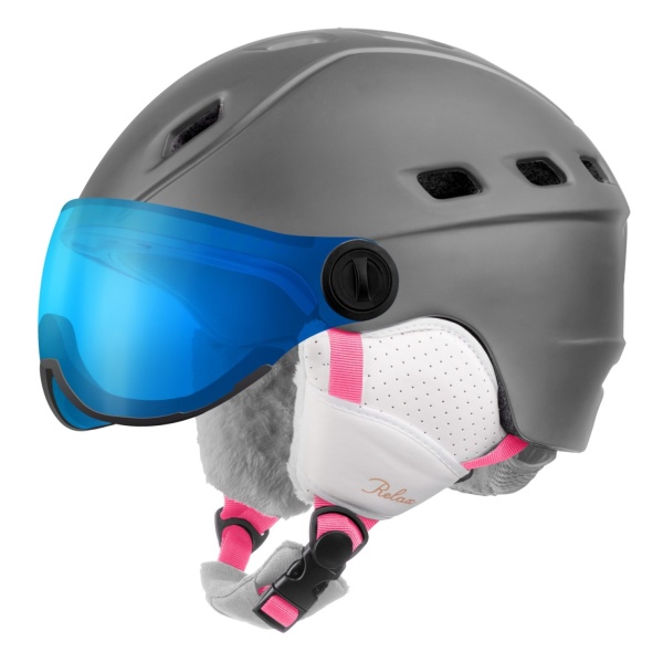 LYŽAŘSKÁ HELMA RELAX POLAR VISOR Velikost helmy: 56-58