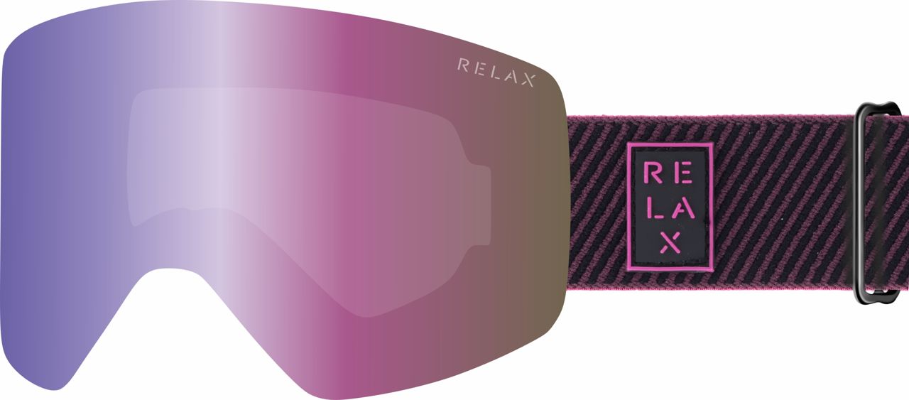 Lyžařské brýle RELAX Flow hnědé