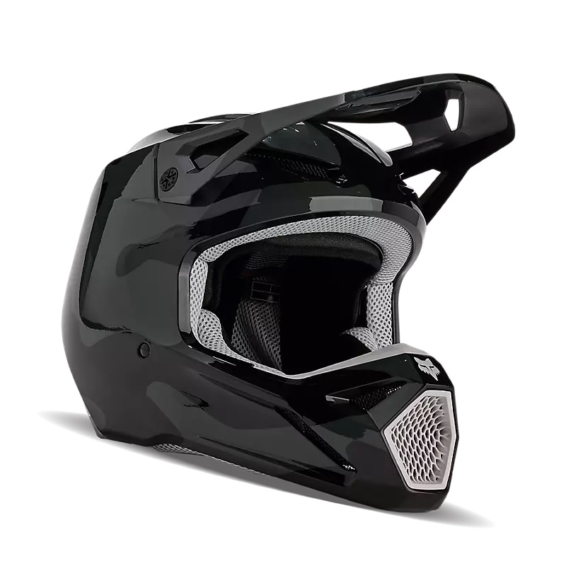 Fox V1 BNKR Helmet Black Velikost helmy: 57-58