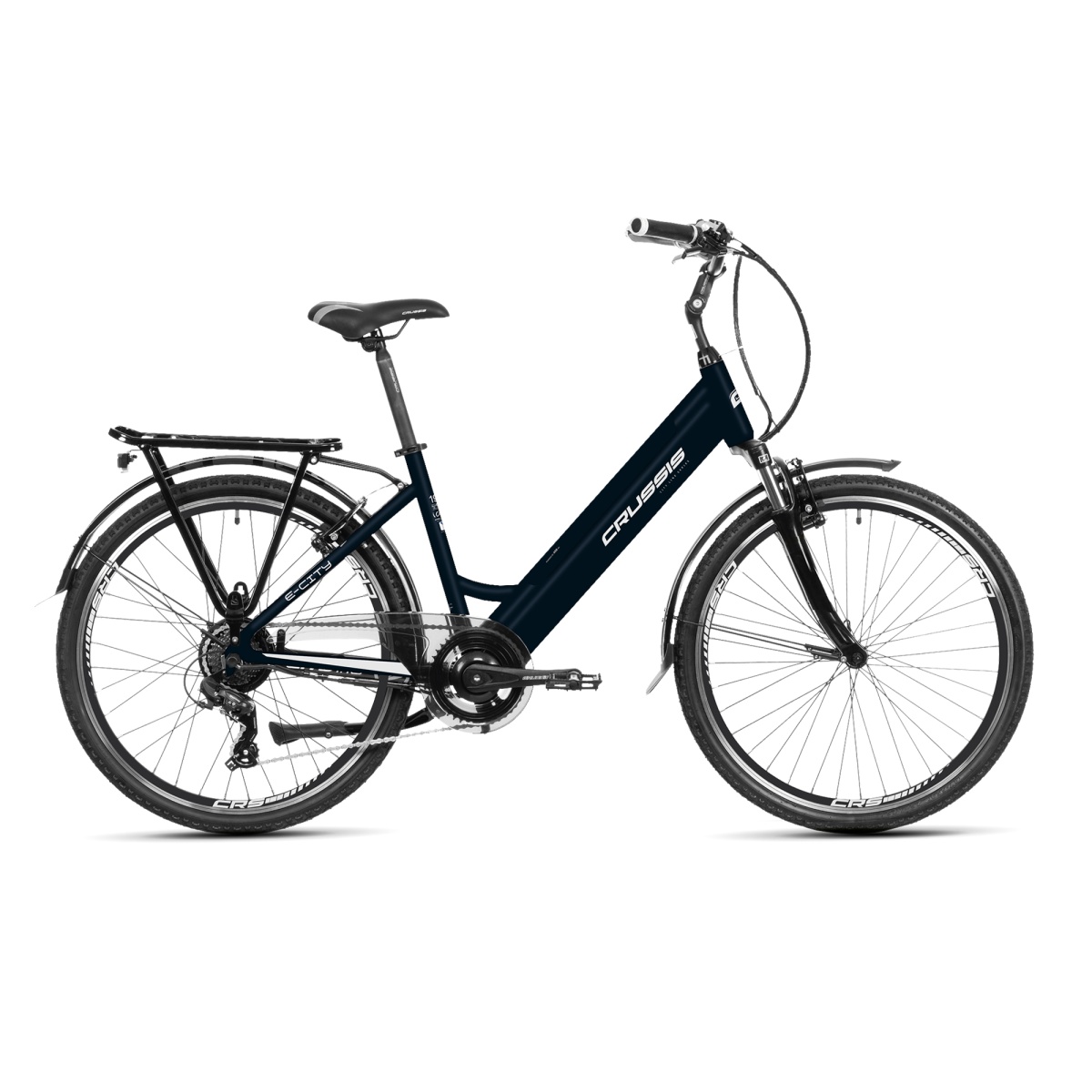 Městské elektrokolo Crussis e-City 1.20 (612 Wh) 2025 Velikost rámu kol US: 17"(US:M)