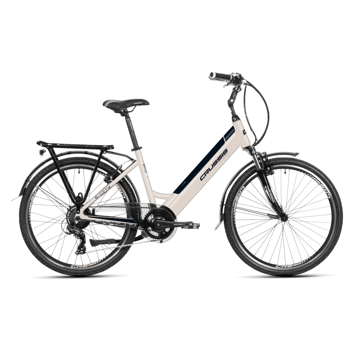 Městské elektrokolo Crussis e-City 1.19 (612 Wh) 2025 Velikost rámu kol US: 19"(US:L)