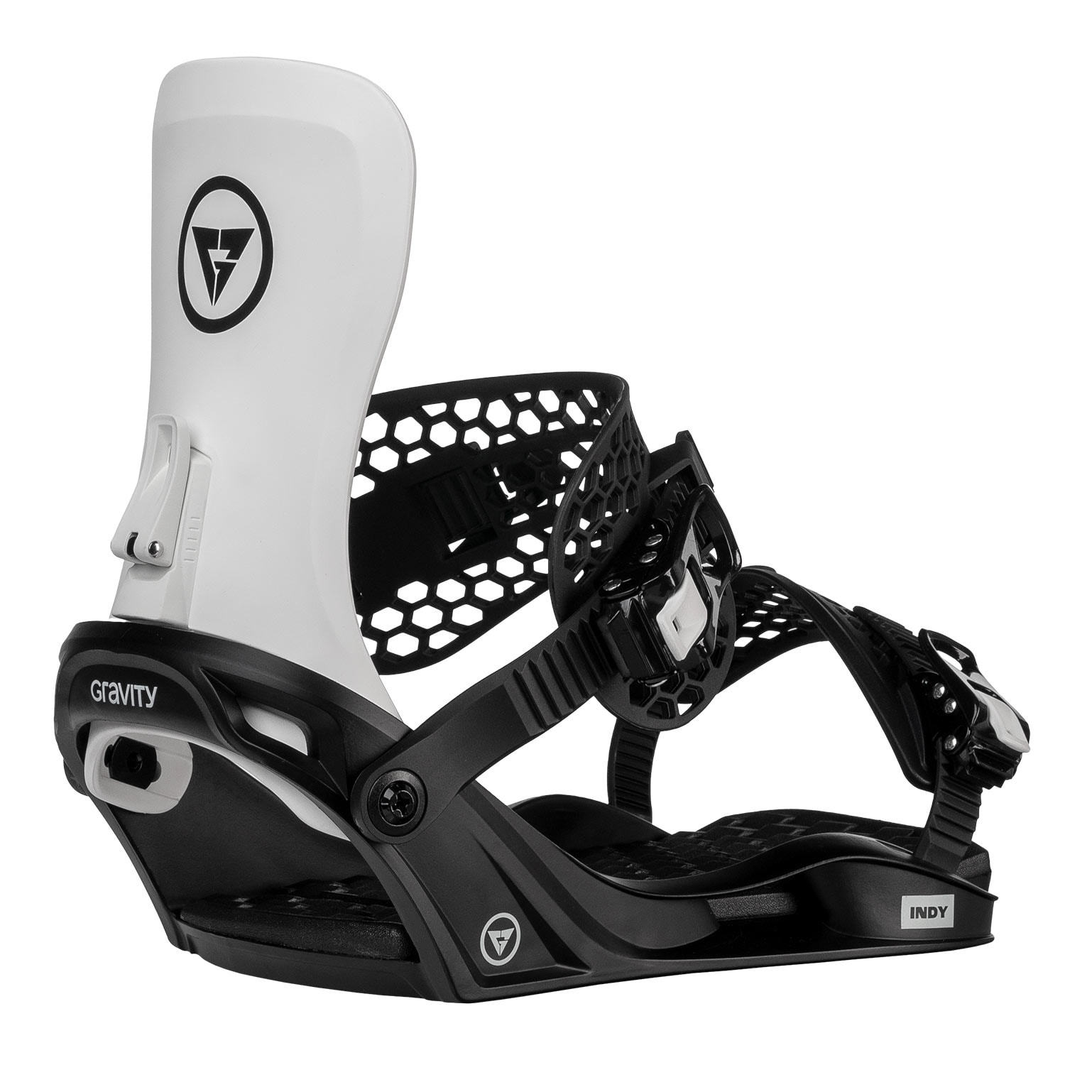 Snowboardové vázání Gravity INDY Black/White 24/25 Velikost: S