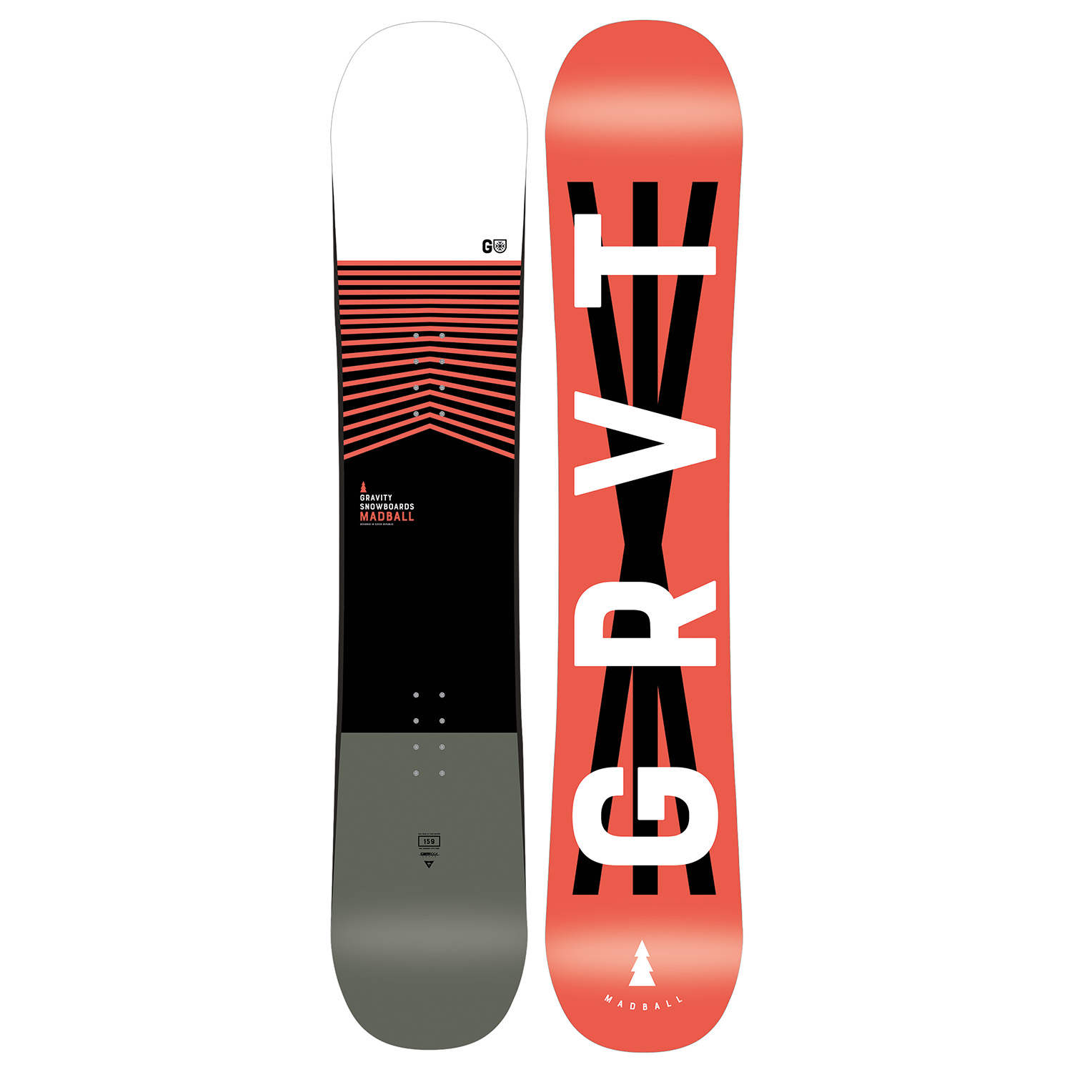 Snowboard GRAVITY MADBALL 22/23 Délka (cm): 156 cm
