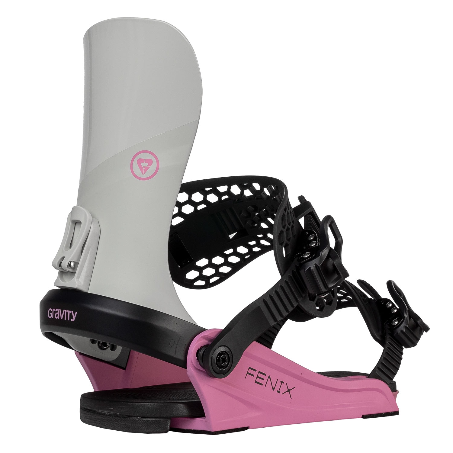 Snowboardové vázání Gravity FENIX Grey/Rose 24/25 Velikost: L