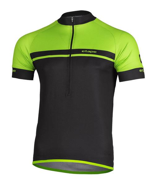 Etape – pánský dres DREAM, černá|zelená Velikost: XL