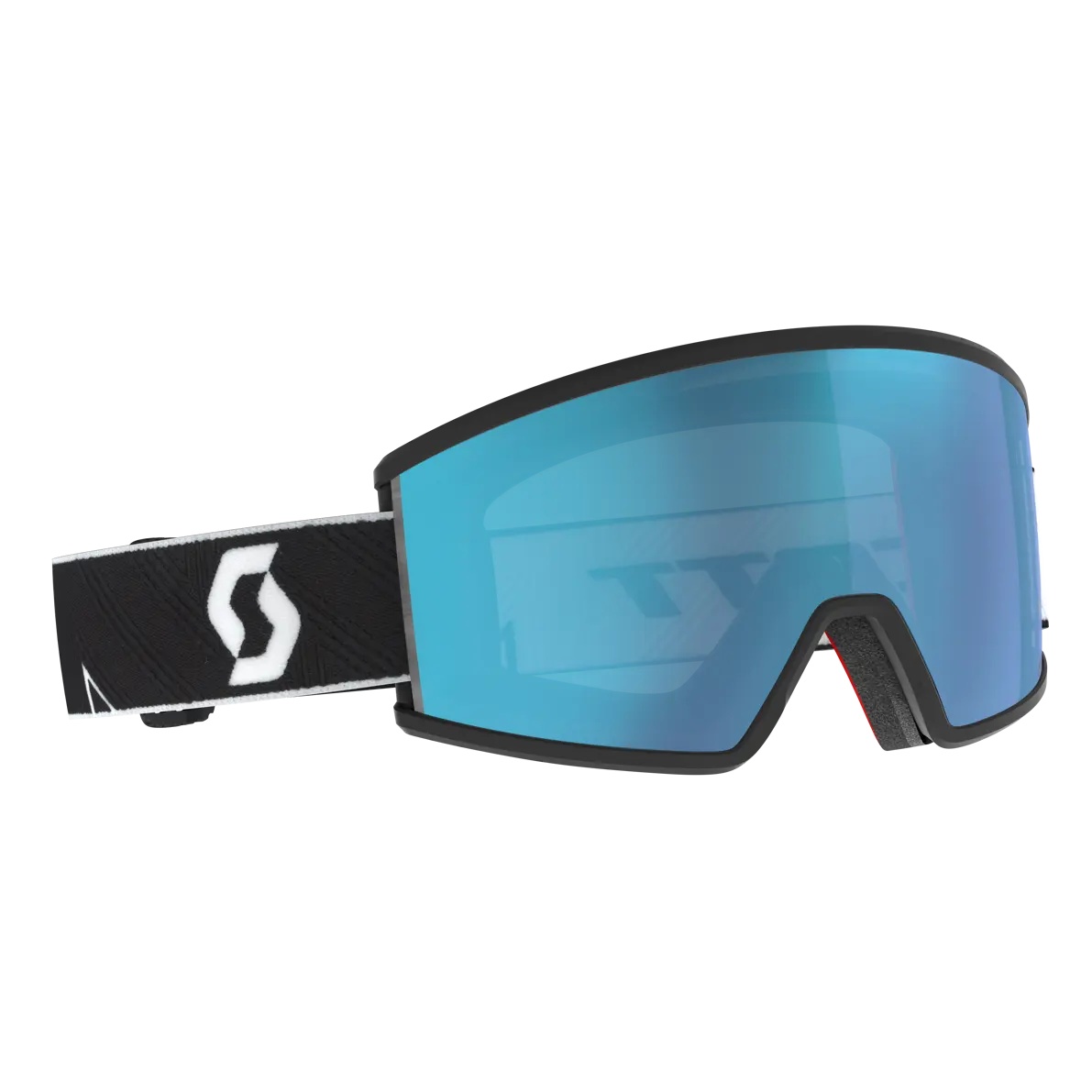 Lyžařské brýle Scott Goggle Ambit Compact black/white AMP aurora green chrome