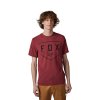 FLS12400560 fox shield ss tech tee scarlet