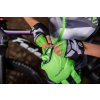 FLS10900013 01 silvini detske cyklisticke rukavice ose cerna zelena