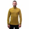 FLS11000006 02 sensor merino extreme panske triko dl rukav zip mustard