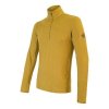 FLS11000006 sensor merino extreme panske triko dl rukav zip mustard