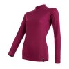 FLS11000569 sensor double face damske triko dl rukav lilla