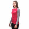FLS11000707 04 sensor merino active logo damske triko dl rukav magenta seda