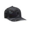 FLS12401376 fox head flexfit hat black camo
