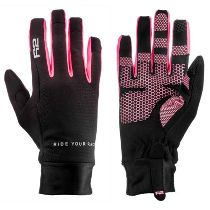 FLS05200115 zateplene rukavice r2 cruiser cierna ruzova