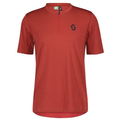 FLS06401600 scott trail flow dri zip ss tuscan red