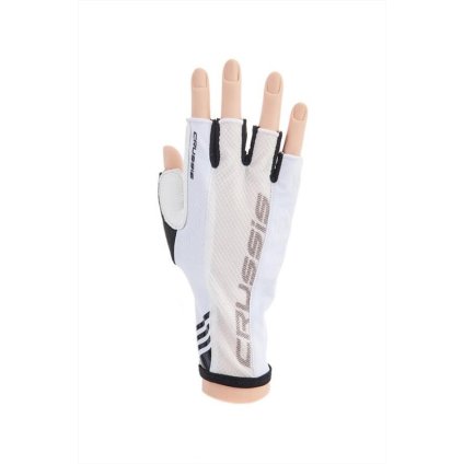 FLS05800262 crussis cyklo rukavice cierne biela vel l