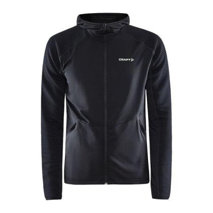 FLS10309712 mikina craft adv hit zip hoodie black
