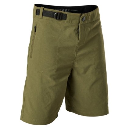 FLS12400127 fox ranger short w liner olive green