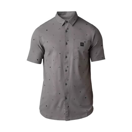FLS12400960 fox ranger ss woven jersey pewter