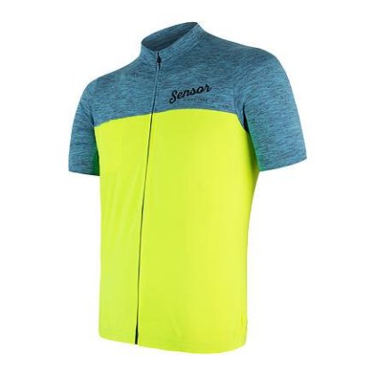 FLS11000261 sensor cyklo motion pansky dres kr rukav celozip modra zlta