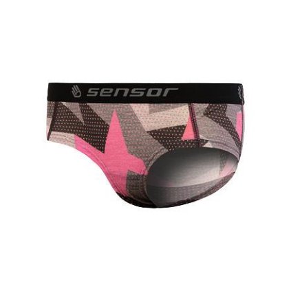 FLS11000594 sensor merino impress damske nohavicky cierna camo