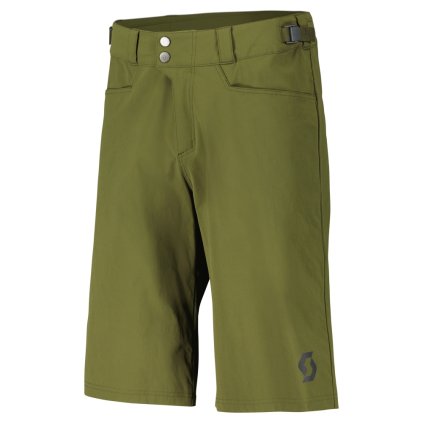 FLS06402247 scott shorts m s trail flow w pad firgreen
