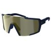 FLS06400202 scott sunglasses shield submariner blue gold chrome