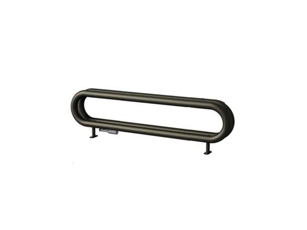 NOVINKA - ISAN CORON DOUBLE HORIZONTAL designový, koupelnový radiátor, sněhově bílý (RAL 9016) 330/1000