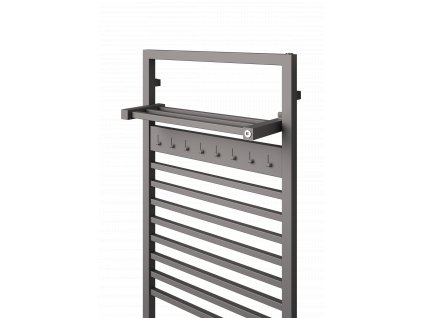 NOVINKA - ISAN FINIX designový koupelnový radiátor, sněhově bílý (RAL 9016)