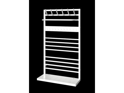 NOVINKA - ISAN NIX designový koupelnový radiátor, sněhově bílý (RAL 9016)  - Kopie