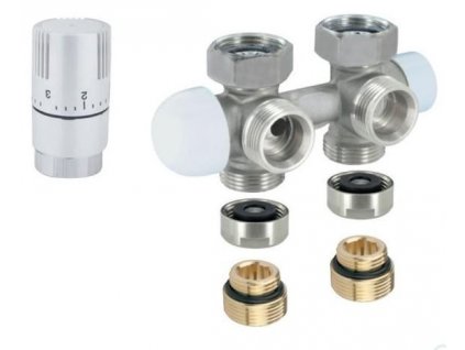 ISAN - Designová termostatická SADA č.134 CHROM