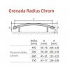 ISAN GRENADA RADIUS CHROM elektrický koupelnový radiátor