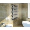 ISAN ECHO INOX koupelnový, designový radiátor, kartáčovaná nerez 1000/500