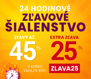 Zľavy až 45 % + naviac zľava 25 %
