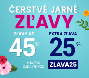 Zľavy až 45 % + naviac zľava 25 %