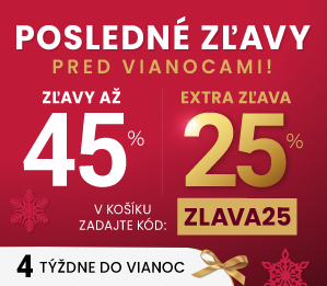 Zľavy až 45 % + naviac zľava 25 %
