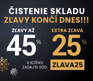 Zľavy až 45 % + naviac zľava 25 %