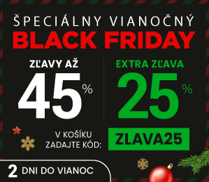 Zľavy až 45 % + naviac zľava 25 %
