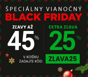 Zľavy až 45 % + naviac zľava 25 %