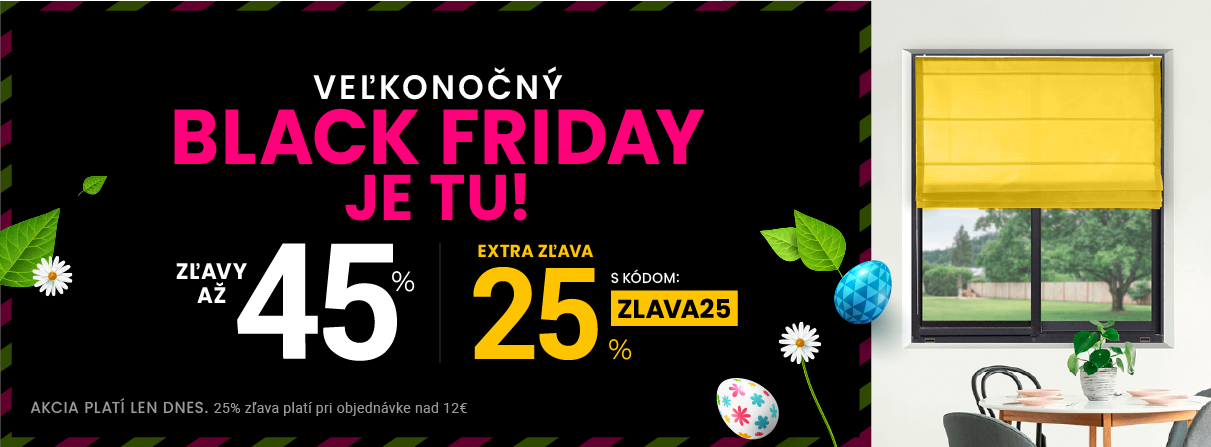 Zľavy až 45 % + naviac zľava 25 %