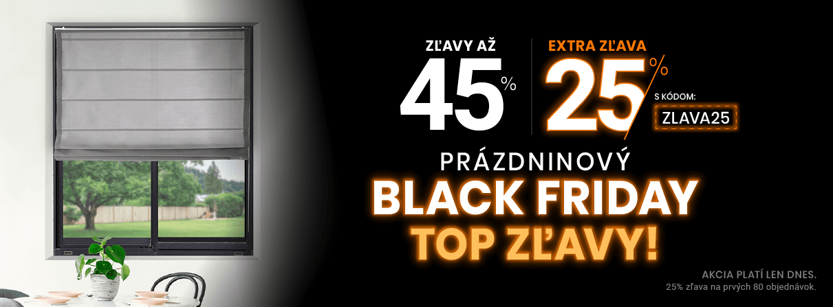 Zľavy až 45 % + naviac zľava 25 %