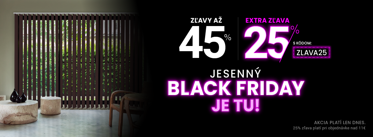 Zľavy až 45 % + naviac zľava 25 %