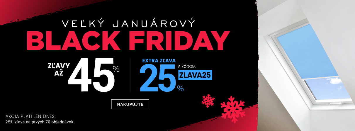 Zľavy až 45 % + naviac zľava 25 %