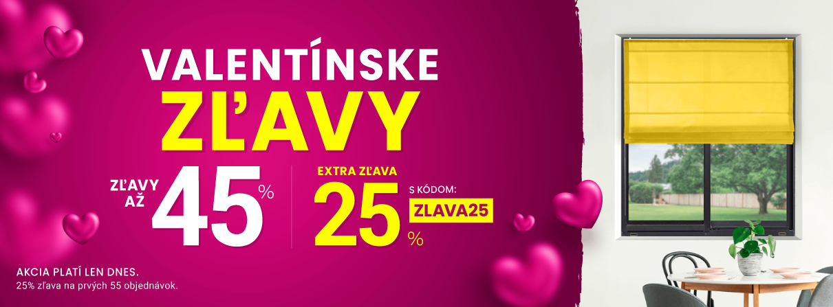 Zľavy až 45 % + naviac zľava 25 %