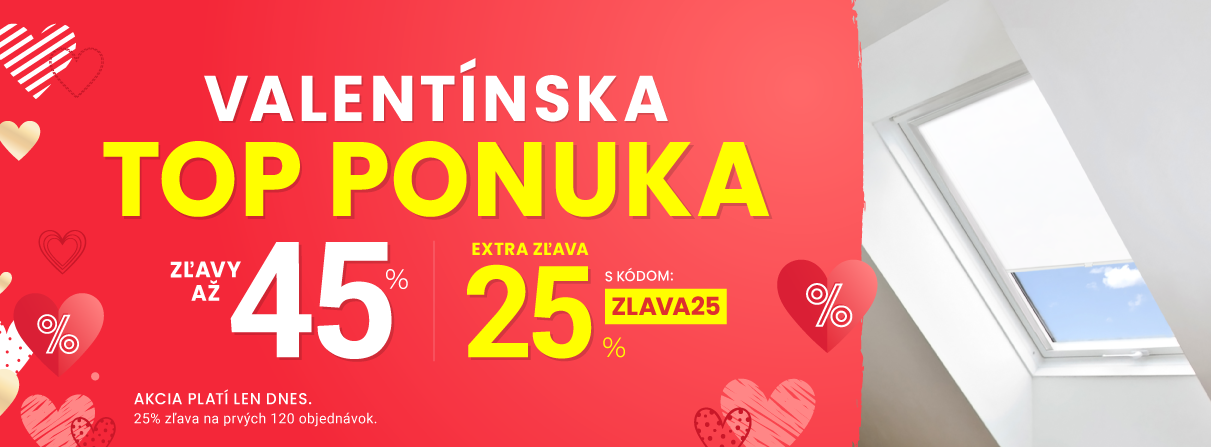 Zľavy až 45 % + naviac zľava 25 %
