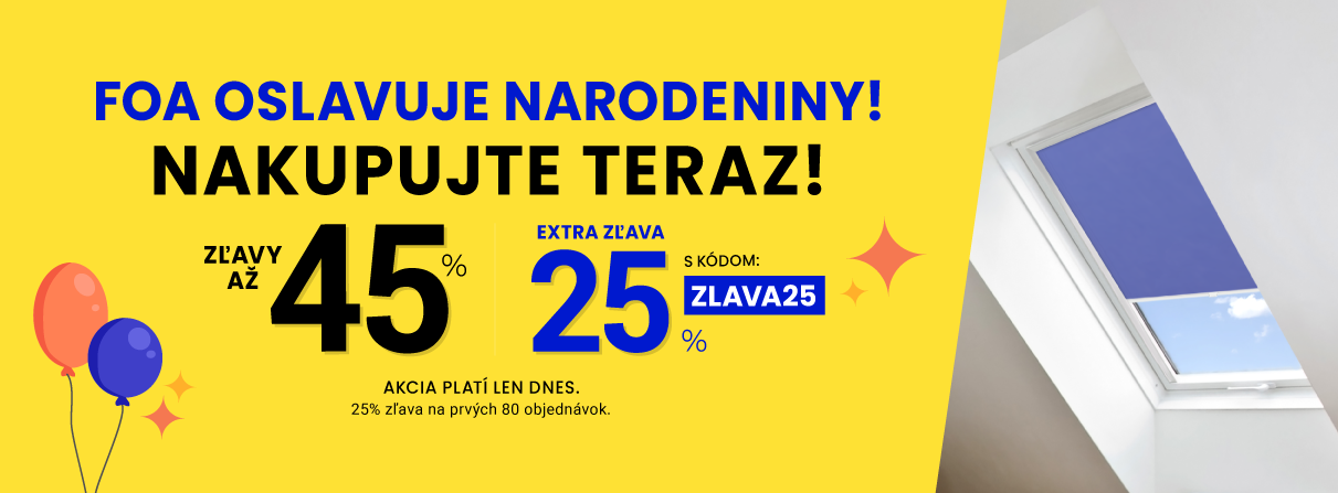 Zľavy až 45 % + naviac zľava 25 %